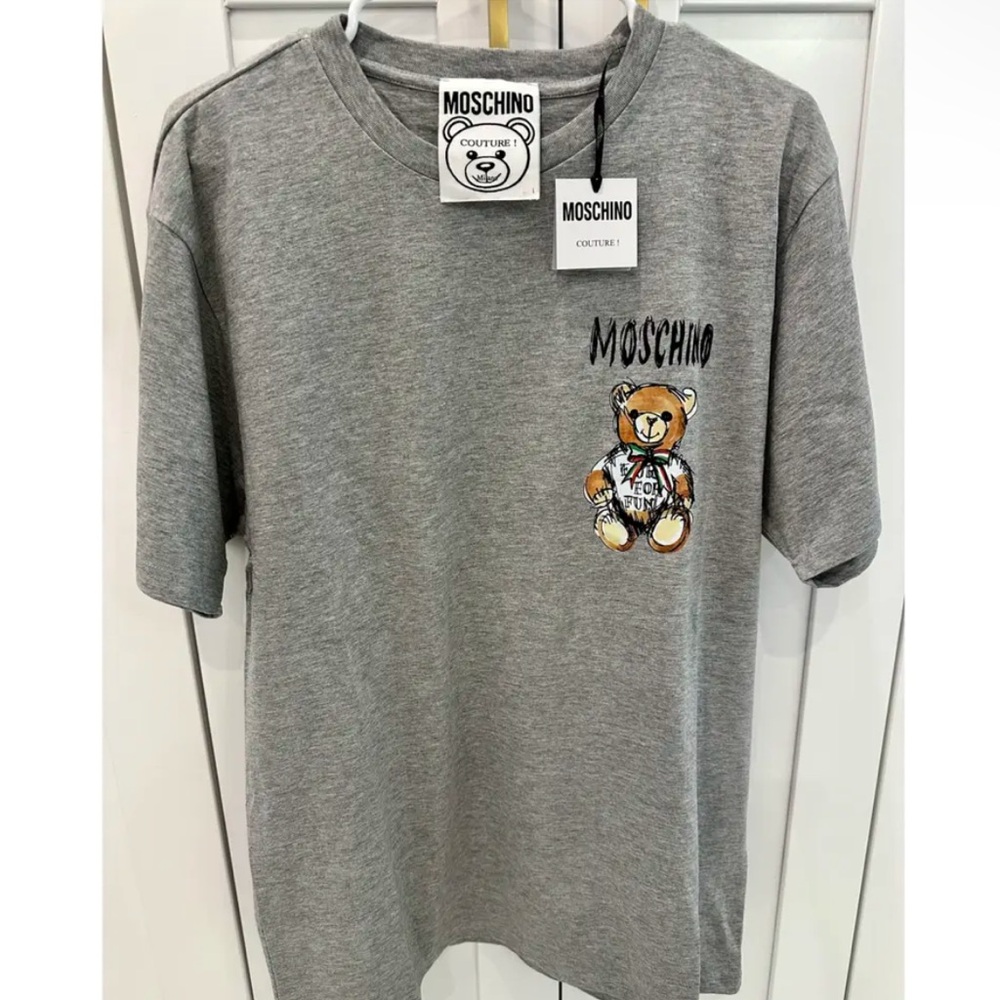 Unisex Moschino 100% Organic Cotton Graphic T-Shirt